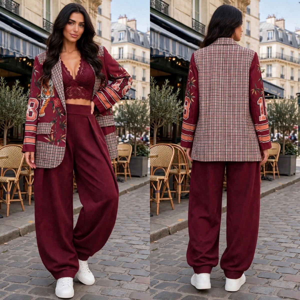 Veste à motifs31